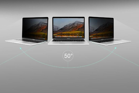 Moshi Umbra - MacBook Pro 14" (M3/M2/M1/2023-2021) Bildschirmschutzfolie mit Sichtschutzfilter (schwarzer Rand)