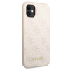 Guess 4G Metal Gold Logo – Etui iPhone 11 (różowy)