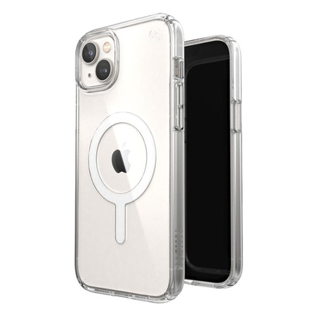 Speck Presidio Perfect-Clea + MagSafe - iPhone 15 Plus / iPhone 14 Plus Case (Clear)