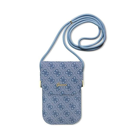 Guess 4G Metal Script Logo - Phone Bag (blue)