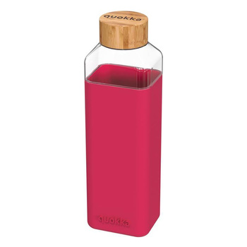 Quokka Storm - Glass Water Bottle 700 ml (Maroon)