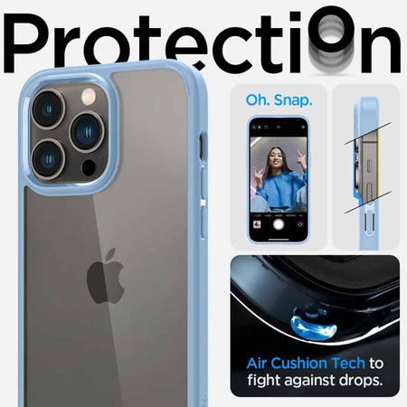 Spigen Ultra Hybrid - Case for iPhone 14 Pro (Blue)