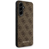 Guess 4G Metal Gold Logo - étui pour Samsung Galaxy A36 5G (marron)