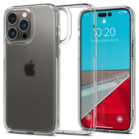 Spigen Ultra Hybrid Matte - Coque pour iPhone 14 Pro Max (Transparent Mat)
