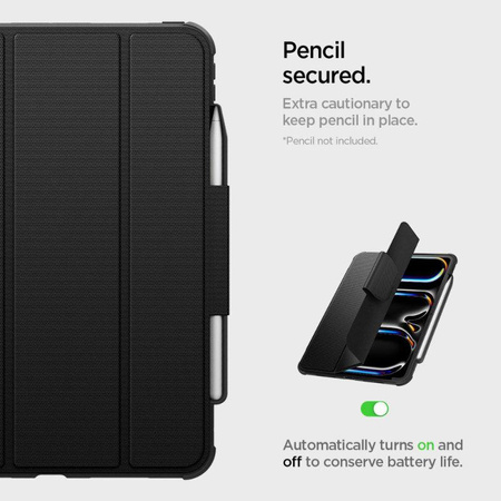 Spigen Rugged Armor Pro - Case for iPad Pro 11" (M4, 2024) (Black)