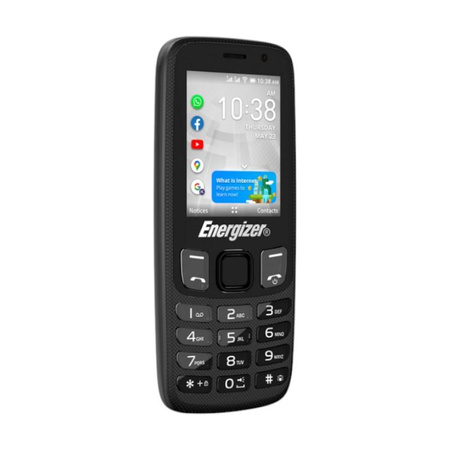 Energizer E242S+ - Telefon 512MB RAM 4GB 2,4" 4G LTE Dual SIM EU (černý)