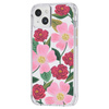 Rifle Paper Clear - Etui iPhone 14 Plus zdobione złotem (Rose Garden)