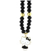 Hello Kitty Pearls and Beads Kitty Charm - Telefon-Anhänger (schwarz)