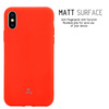 Crong Soft Skin Hülle - iPhone Xs / X Hülle (rot)