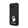 Karl Lagerfeld szilikon NFT Choupette - iPhone 14 tok (fekete)