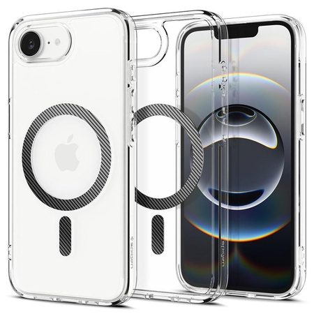 Spigen Ultra Hybrid MagSafe - pouzdro pro iPhone 16e (Carbon Fiber)