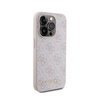 Guess 4G Metal Gold Logo - Coque iPhone 15 Pro (rose)