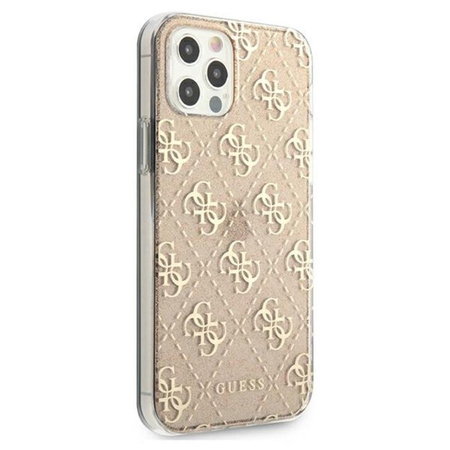 Guess 4G Glitter - iPhone 12 Pro Max Case (Gold)