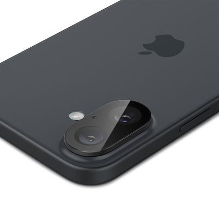 Spigen Optik GLAS.TR Camera Protector 2-Pack - lencsevédő üveg iPhone 16 / 16 Plus készülékhez (2 db) (Fekete)