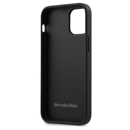 Mercedes Leather Wave Line - Etui iPhone 12 mini (noir)