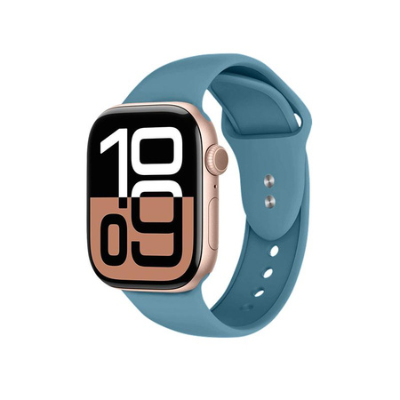 Crong Liquid - Pánt Apple Watch 44/45/46/49 mm-es Apple Watch-hoz (tengeri)