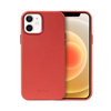 Crong Essential Cover - iPhone 12 / iPhone 12 Pro étui en cuir écologique (rouge)