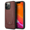 Mercedes Leder Urban Line - iPhone 13 Pro Max Tasche (rot)