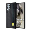 Ferrari Carbon Printed Line - Samsung Galaxy S24 Ultra tok (fekete)