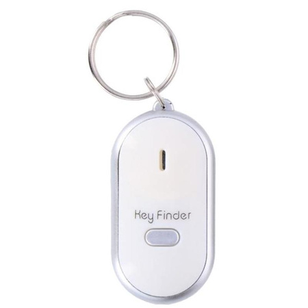 Grundig - Key ring with whistle locator (White)