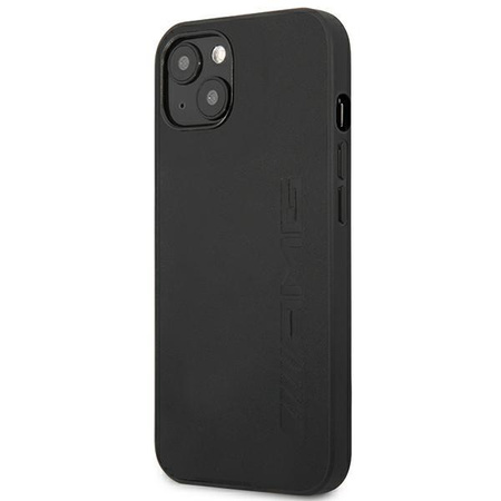 AMG Leather Hot Stamped - Étui pour iPhone 14 (noir)