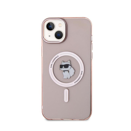 Karl Lagerfeld IML Choupette MagSafe - iPhone 15 Plus Case (pink)