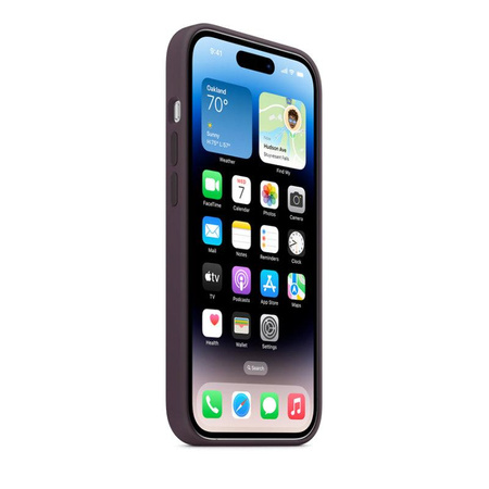 Apple Silicone Case - Silikonowe etui z MagSafe do iPhone 14 Pro (jagodowy)