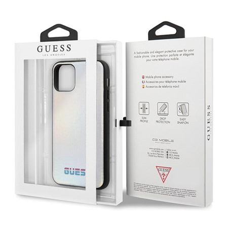 Guess Iridescent - Coque iPhone 11 Pro Max (Argent)