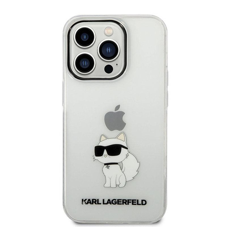 Karl Lagerfeld IML NFT Choupette - pouzdro pro iPhone 14 Pro (čiré)