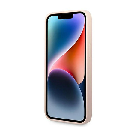 Karl Lagerfeld Choupette Body - Hülle für iPhone 14 Plus (Hellrosa)