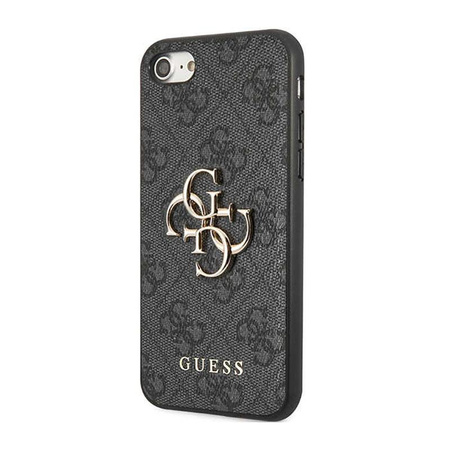 Guess 4G Big Metal Logo - Coque iPhone SE (2022/2020) / 8 / 7 (gris)