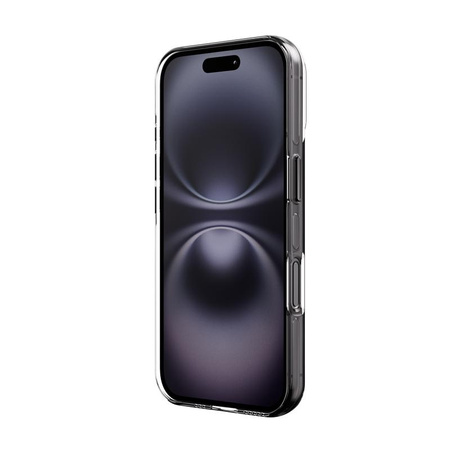Crong Clear MAG Pro - iPhone 16 MagSafe Case (Black)
