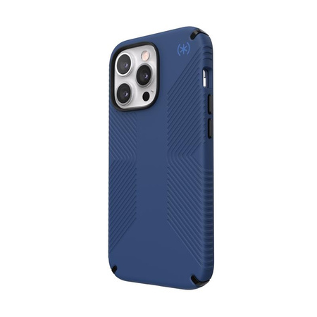 Speck Presidio2 Grip - Étui antidérapant pour iPhone 13 Pro (Bleu côtier/Noir)