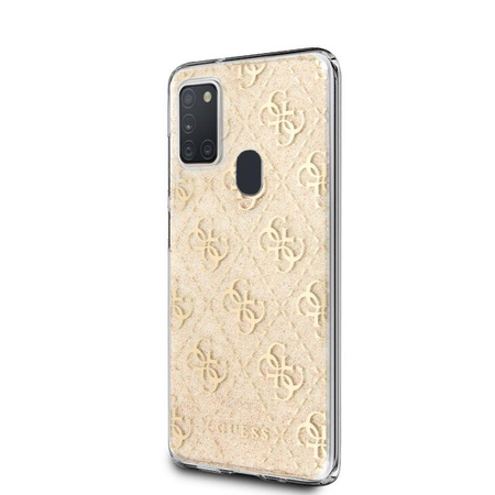 Guess 4G Glitter - Samsung Galaxy M21 Case (Gold)