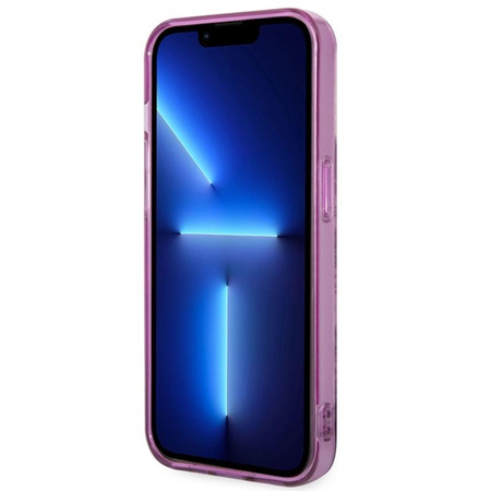 Guess Porzellan Kollektion - iPhone 14 Pro Max Tasche (fuchsia)