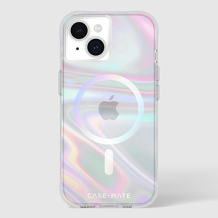 Case-Mate Soap Bubble MagSafe - Etui iPhone 15 (Iridescent)