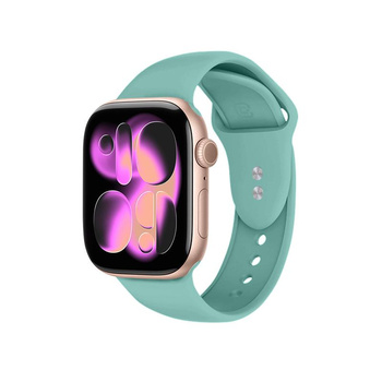 Crong Liquid - Pánt Apple Watch-hoz 38/40/41/42mm (türkizkék)