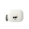 Karl Lagerfeld Silicone NFT Choupette Head 3D - AirPods Pro 2-Hülle (weiß)