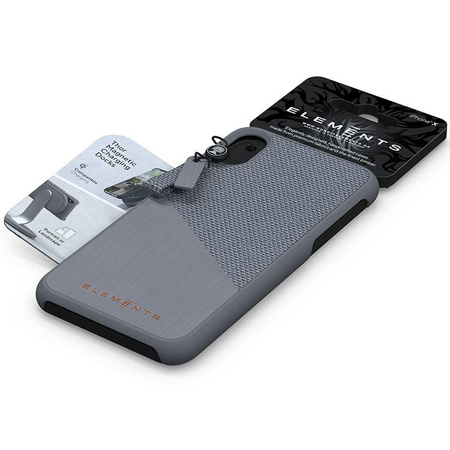 Nordic Elements Original Hel - Dřevěné pouzdro pro iPhone Xs Max (Mid Grey)