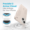 Speck Presidio2 Grip ClickLock & Magsafe - pouzdro pro iPhone 15 Plus / iPhone 14 Plus (Bělená kost / Dědičná zlatá / Lískově hnědá)