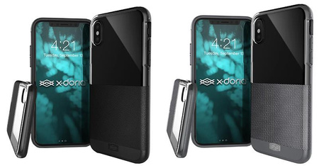 X-Doria Dash - Coque pour iPhone X (Cuir noir)