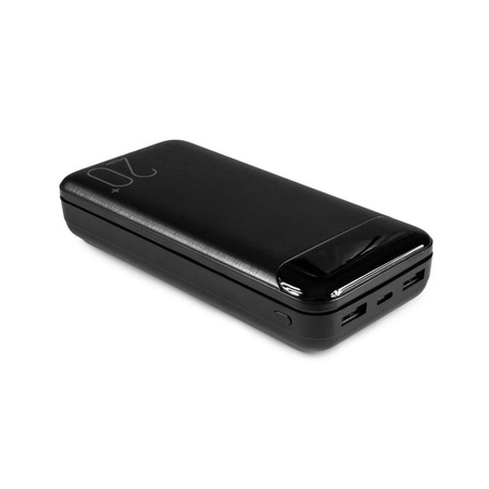 WEKOME WP-163 - Power bank 20000 mAh Super Charging 2xUSB-A LED (Black)