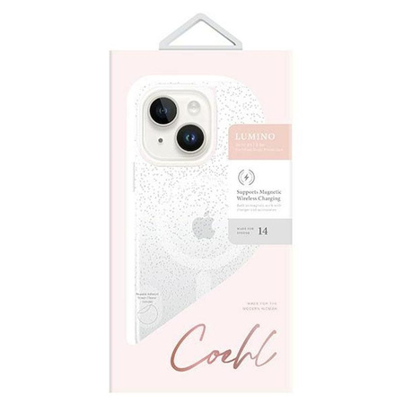 UNIQ Coehl Lumino MagSafe - iPhone 13 Tasche (silber)