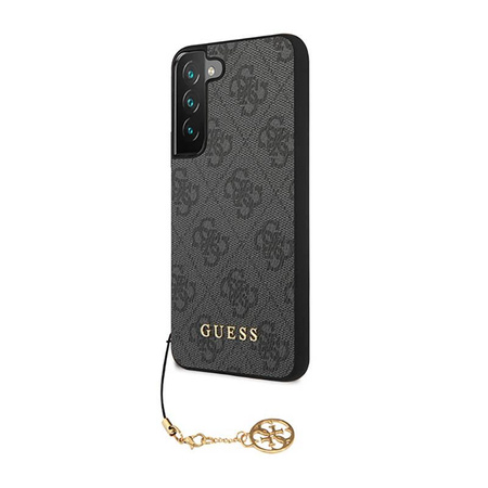Kolekce Guess 4G Charms - pouzdro pro Samsung Galaxy S23 (šedé)
