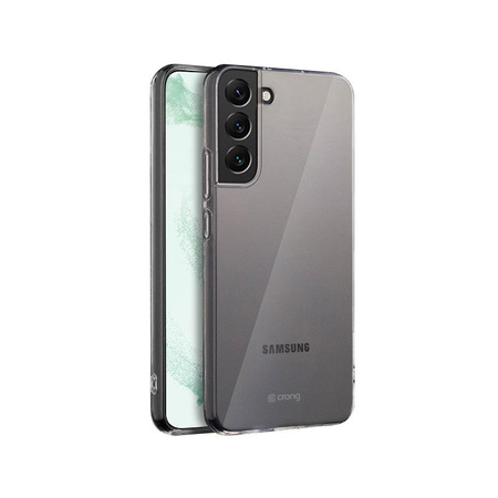 Crong Crystal Slim Hülle - Samsung Galaxy S22+ Gehäuse (Transparent)