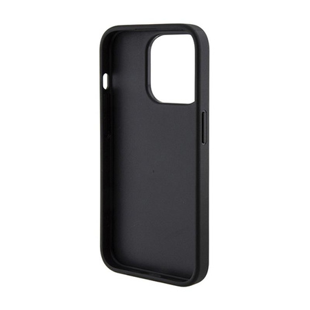 Guess Grip Stand 4G Triangle Strass Logo - iPhone 15 Pro Max Case (black)