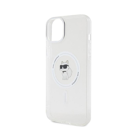 Karl Lagerfeld IML Choupette MagSafe - Hülle für iPhone 15 Plus (Transparent)