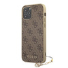 Guess 4G Charms Collection - Coque iPhone 12 Pro Max (marron)
