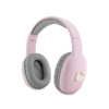 Hello Kitty Metal Logo Oval Shape - Casque intra-auriculaire sans fil Bluetooth V5.3 (rose)