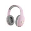 Hello Kitty fém logós ovális forma - Bluetooth vezeték nélküli fülhallgató V5.3 (rózsaszín)